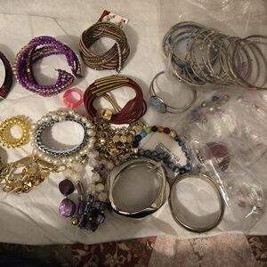 Chic Silver and Gold Bracelet Collection